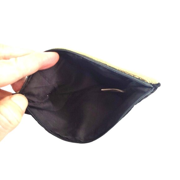 Dachshund Needlepoint Zip Pouch 100% Wool On 100% Cotton Canvas - Picture 4 of 12